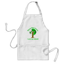 save the trees apron