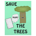 Save the trees flyer