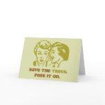 Save the Trees Greeting Card