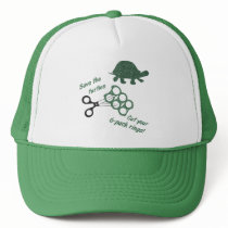 Save the Turtles Cut Six Pack Rings Mesh Hats