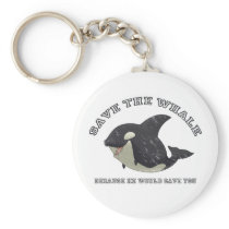 "Save the Whale" Keychain