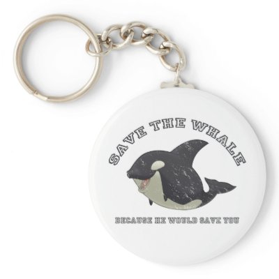"Save the Whale" Keychain by stlewis75