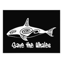 Save the Whales Art Photo