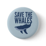 Save the Whales Button