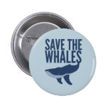 Save the Whales Button