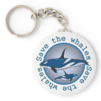 Save the Whales Keychains