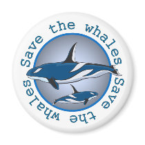 Save the Whales Magnets