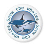 Save the Whales magnets