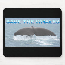 Save the Whales Mouse Pad