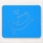 Save the Whales mousepad