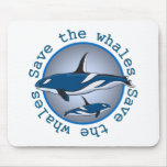 Save the Whales Mouse Mats