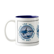 Save the Whales Coffee Mugs
