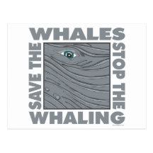 Save the Whales Post Cards