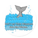 Save the Whales Products stickers