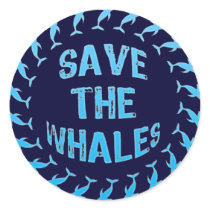SAVE THE WHALES STICKERS