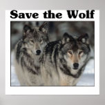 Save the Wolf posters