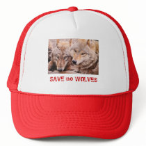 Save the Wolves Trucker Hats