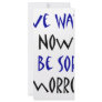 Save Water Now Or Be Sorry Tomorrow Full Color Rack Card