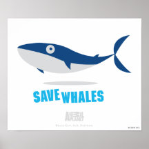 Save Whales Poster