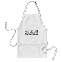 SaveTheNationsWomensLogo_FinalBW Aprons