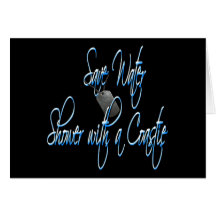 savewatercoastie3 greeting cards
