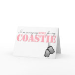 Saving my XOXO for my Coastie cards