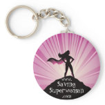 Saving Superwoman Keychain
