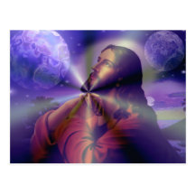 Saviours prayer post card