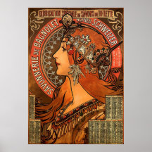 Savonnerie de Bagnolet by Alfons Mucha Vintage Art Posters