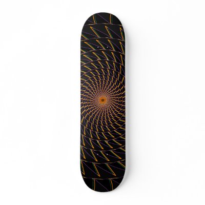 Sawtooth Spiral: Skateboard by spiritswitchboard
