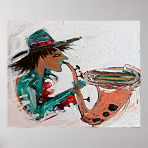 sax an abstract 20x16 posters