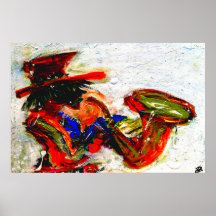 sax an abstract 36x24 print