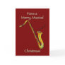 Sax Christmas Card