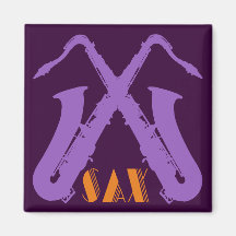 SAX FRIDGE MAGNET