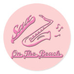 SAX ON THE BEACH stickers
