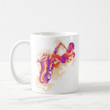 Sax Player for Saxophone Day Coffee Mugs