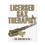 Sax Therapist Post Card