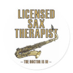 Sax Therapist Sticker