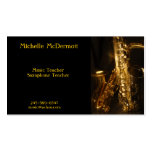 Saxaphone Business Card
