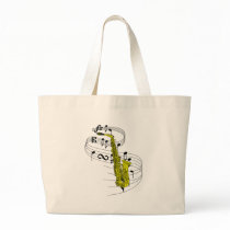 Saxophone Canvas Bag