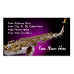 Saxophone Business Cards