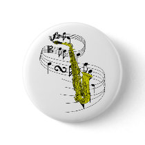 Saxophone Pin
