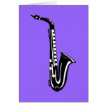 Saxophone Greeting Cards