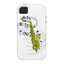 Saxophone Case-Mate iPhone 4 Cases