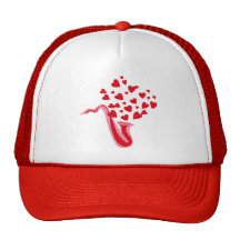 Saxophone Hearts Mesh Hats