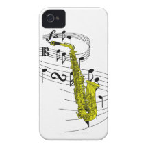 Saxophone iPhone 4 Covers