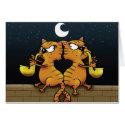 Saxophone Jazz Cats cards