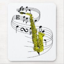 Saxophone Mouse Mat
