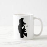 Saxophone Or Woman Optical  Illusion Coffee Mugs