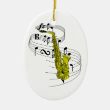 Saxophone Ornament